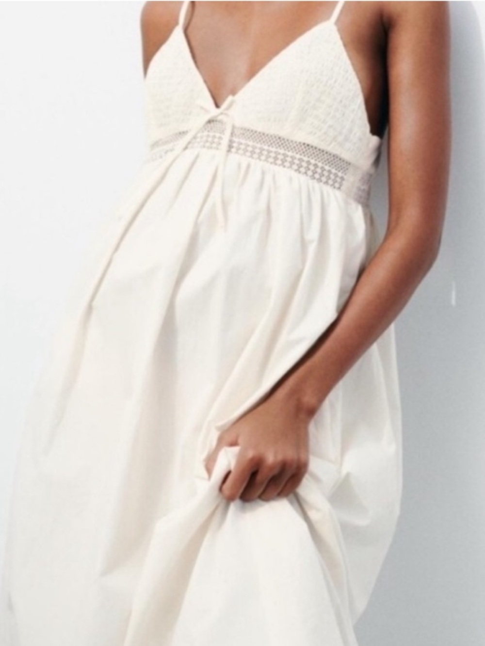 ZARA POPLIN MIDI DRESS SIZE S NWT - Picture 2 of 5